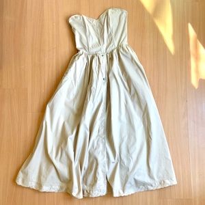 90s Liz Claiborne Corset Midi Dress